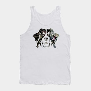 Bernese Mountain Dog Portrait Tank Top